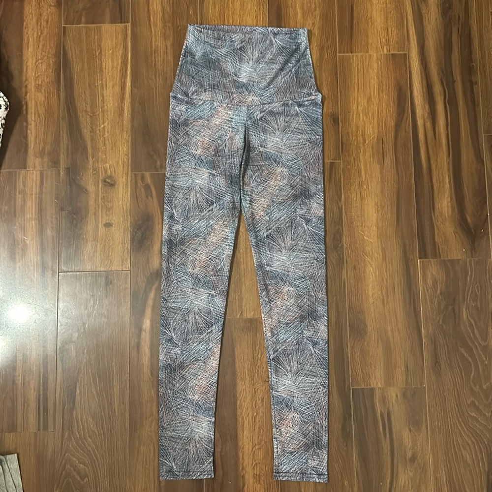 EMILY HSU DESIGNS x PURE BARRE Leggings Fireworks Tight Designer Leggings S